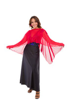 Capa Roja Transparente
