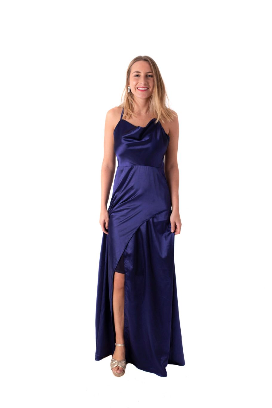 Arriendo de Vestido azul rey marca DEBUT