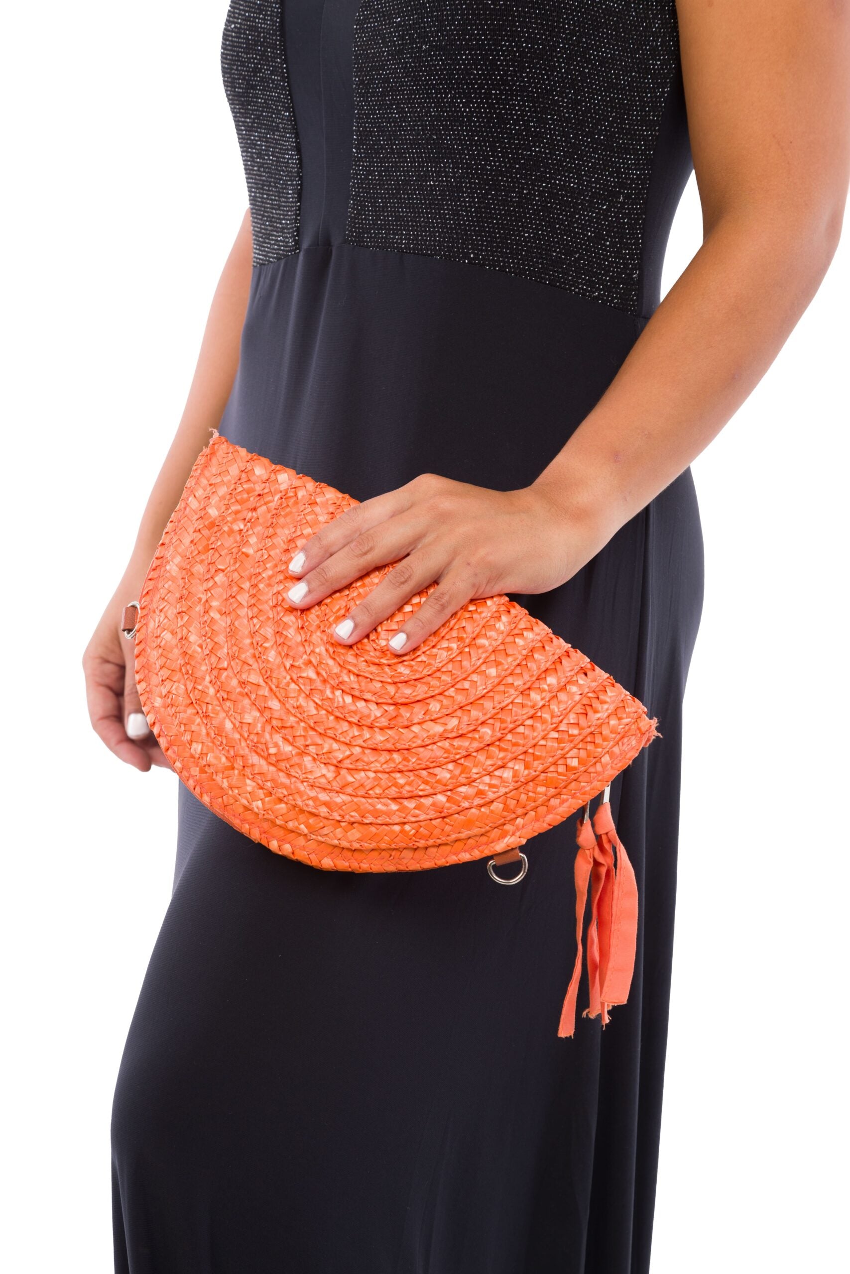 Cartera Yute Naranja