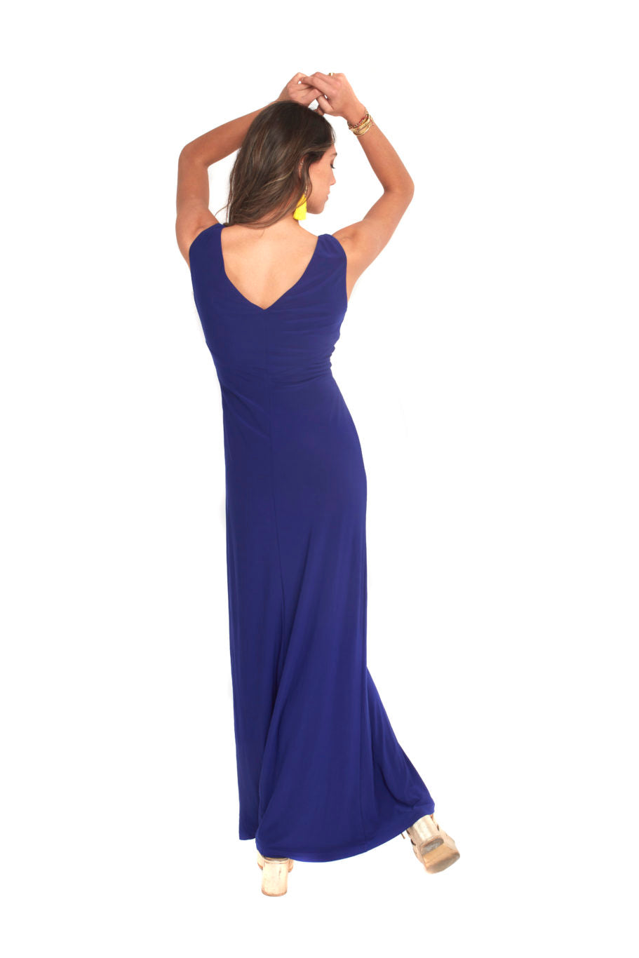 Arriendo de Vestido morado intenso marca Ralph Lauren