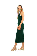 Arriendo de Vestido largo verde oscuro de lycra
