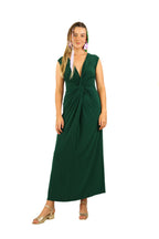 Arriendo de Vestido largo verde oscuro de lycra