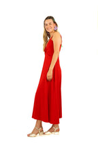 Arriendo de Vestido largo de lycra rojo