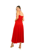 Arriendo de Vestido largo de lycra rojo