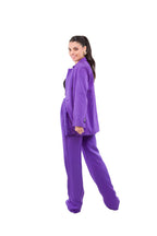 Conjunto de Dos Piezas, Blazer y Pantalón Morado Oscuro SFERA Collection