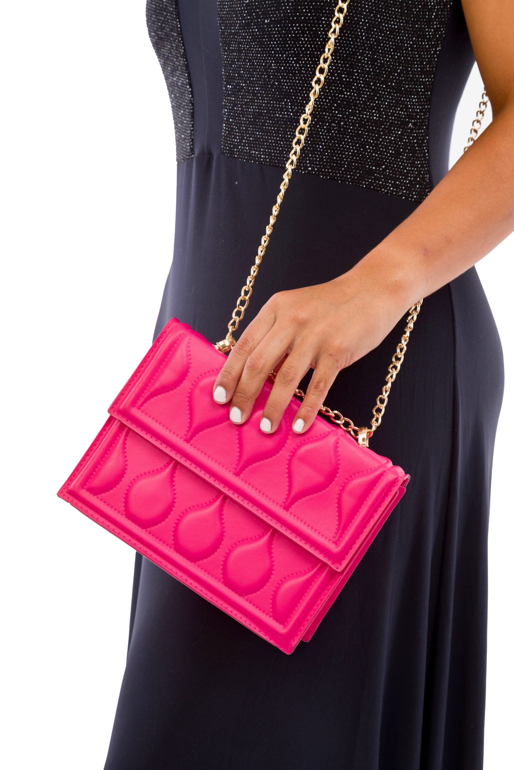 Cartera Rosada Rectangular