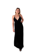 Arriendo de Vestido negro de plush largo