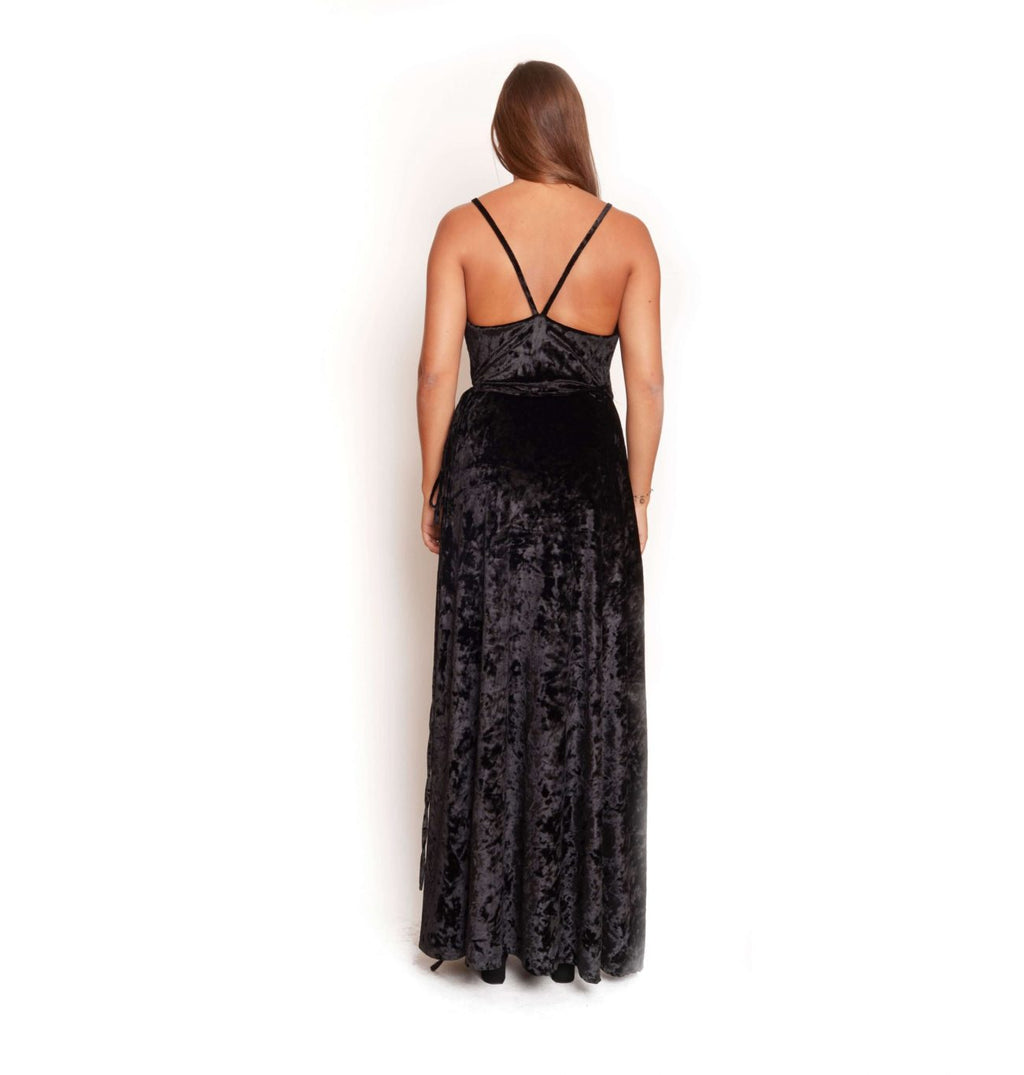 Vestido negro plush