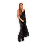 Vestido negro plush