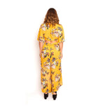 Arriendo de Conjunto floreado amarillo mostaza