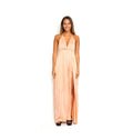 Arriendo de Vestido cobre gastado seda