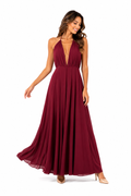 Vestido burdeo