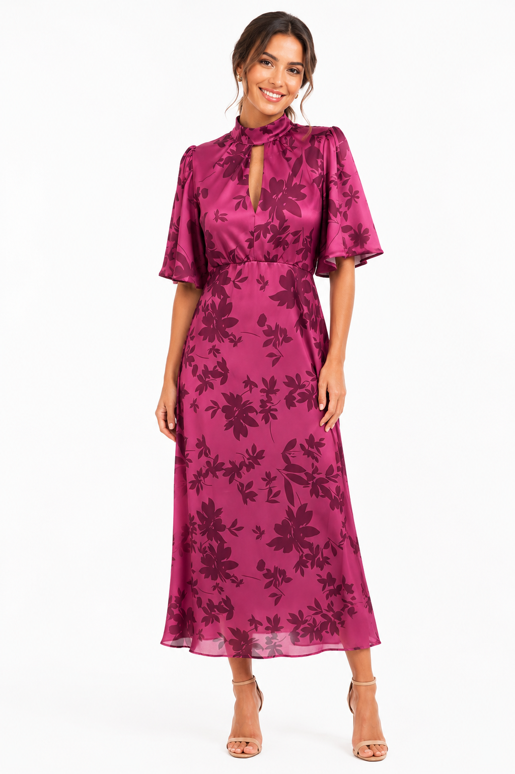Arriendo de vestido middie español largo