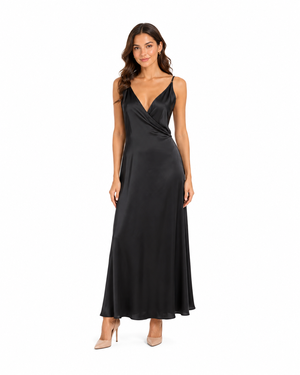 Arriendo de vestido largo negro