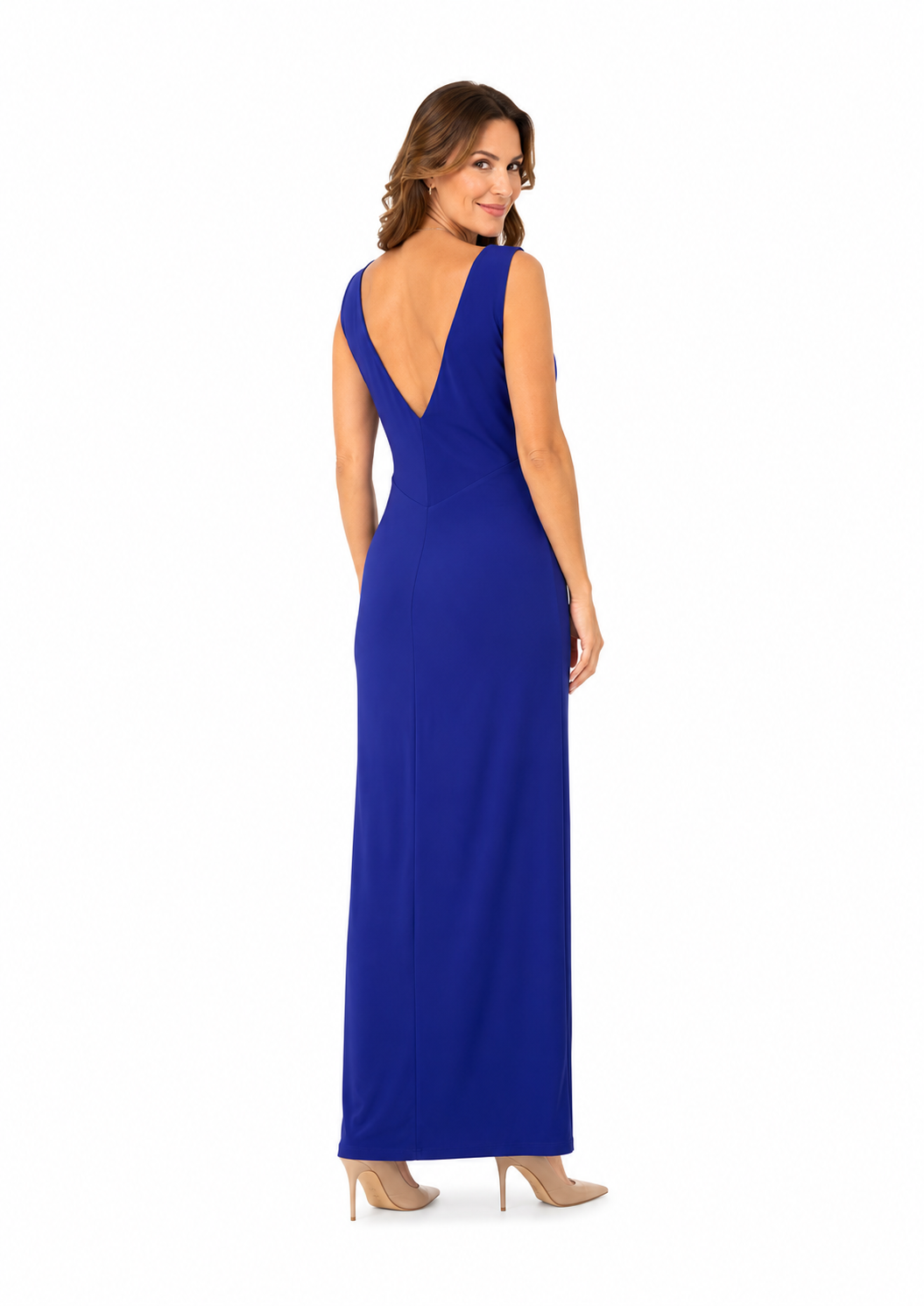 Arriendo de Vestido morado intenso rey ralph lauren