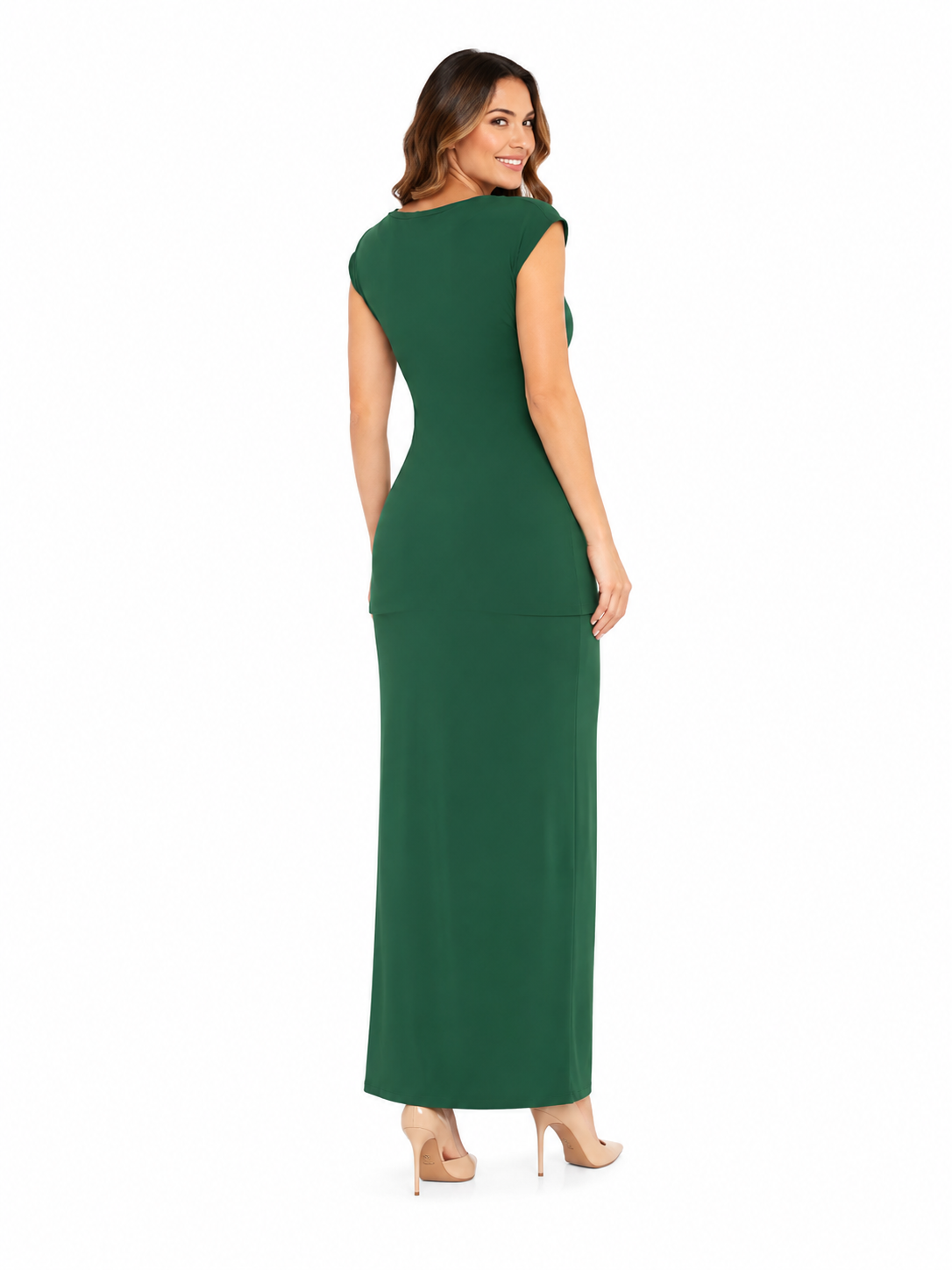 Arriendo de Vestido largo verde oscuro suricata de lycra