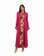Arriendo de abrigo kimono fucsia marca IT VELVET largo