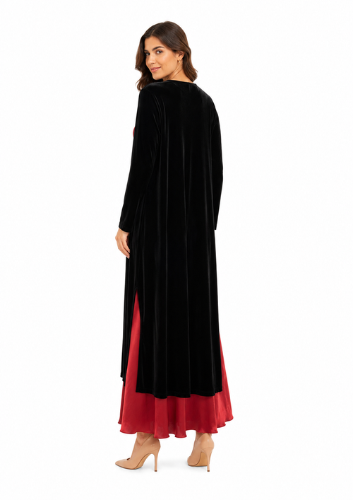 Arriendo de Kimono 3/4 plush negro lili