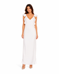 Arriendo de vestido lago novia o civil blanco con vuelos