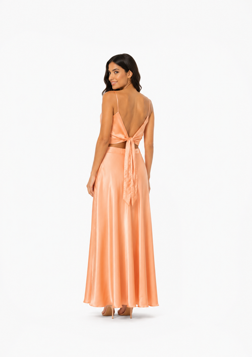 Arriendo de conjunto de dos piezas salmon