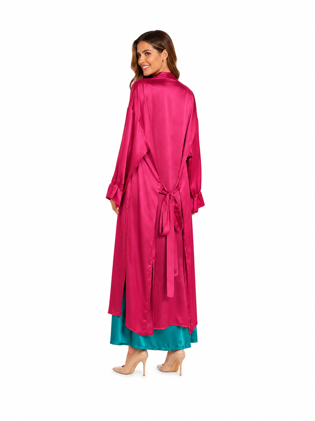 Arriendo de Kimono Fucsia Puño Nico
