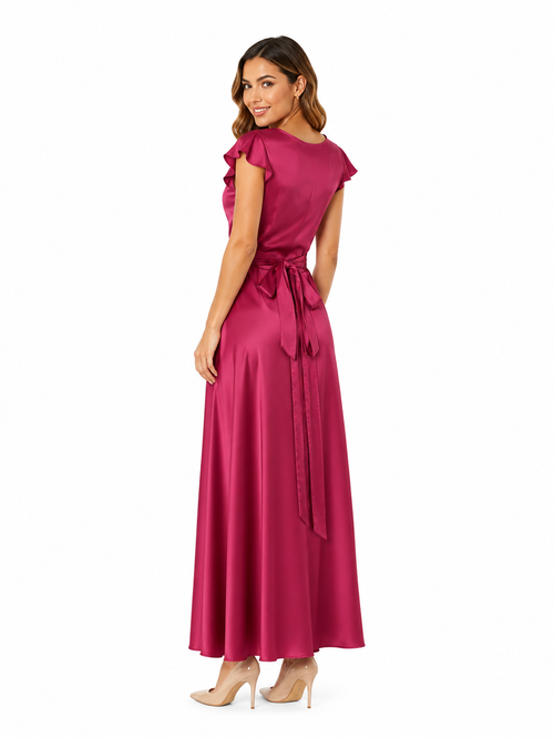 Arriendo de conjunto fucsia oscuro ajustable