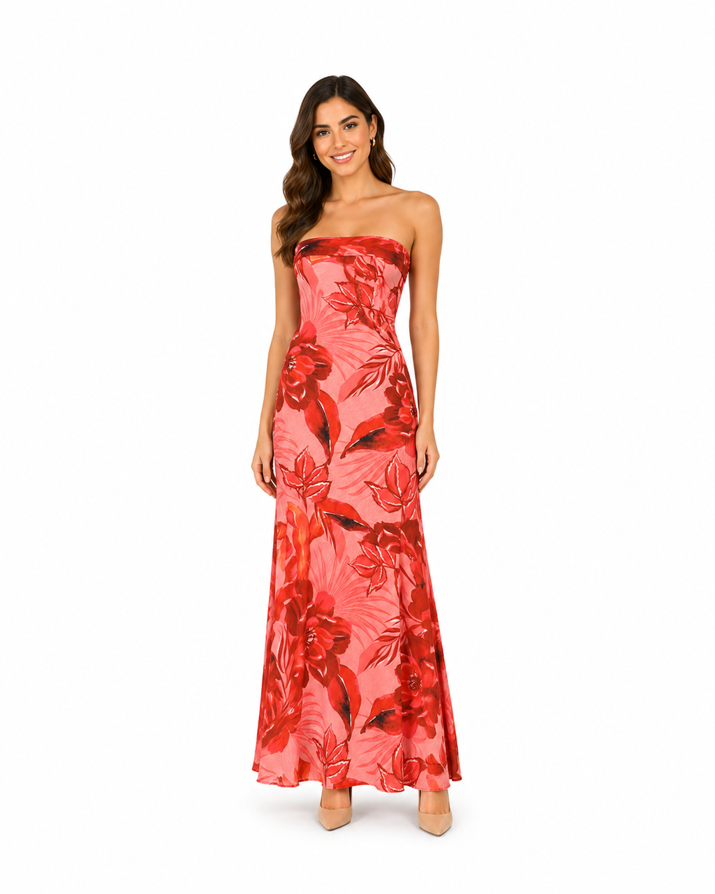 Arriendo de vestido largo con diseño de Australia