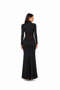 Arriendo de Vestido largo negro marca Aiirz apretados con transparencias