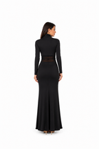 Arriendo de Vestido largo negro marca Aiirz apretados con transparencias