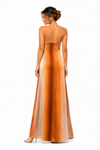 Vestido Colección Colombia marca BAOBAB café marrón largo