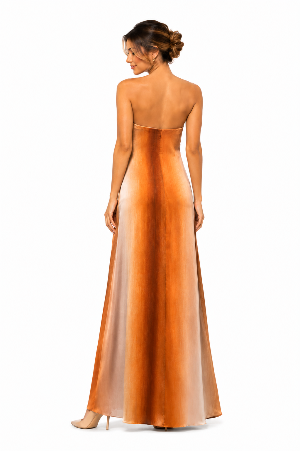 Vestido Colección Colombia marca BAOBAB café marrón largo
