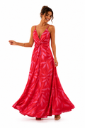 Arriendo de vestido lycra floreado bicolor talla unica