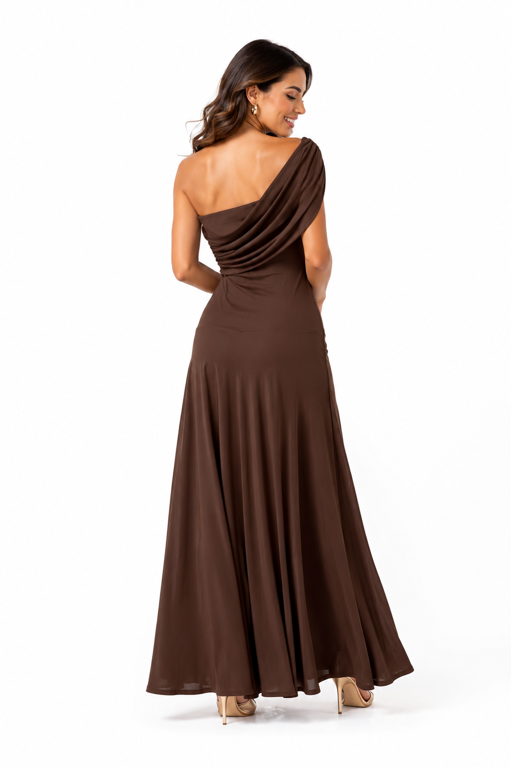 Vestido café