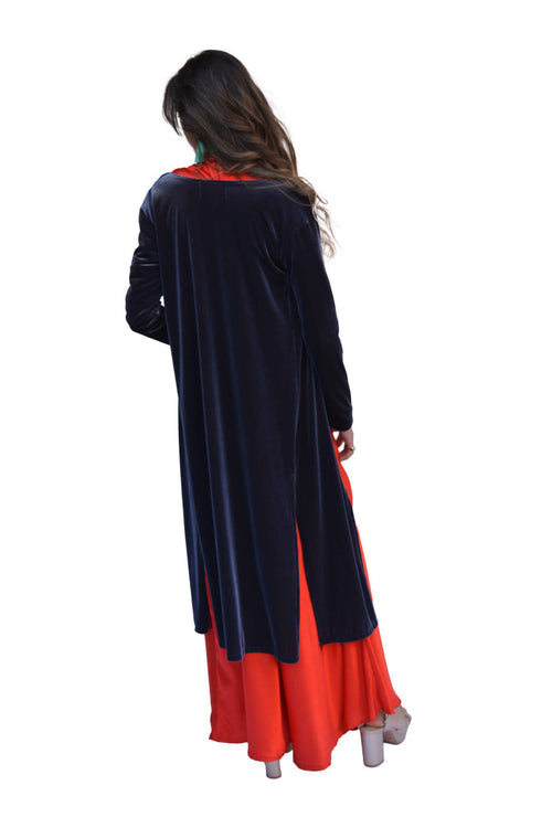 Arriendo de Kimono azul plush