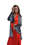 Arriendo de Kimono plush gris