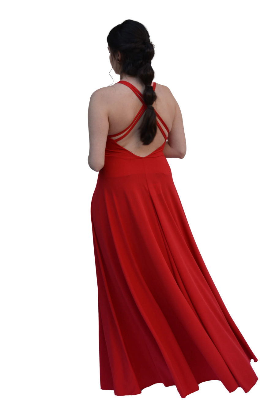 Arriendo de Vestido Largo rojo