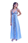 Arriendo de Vestido Largo celeste