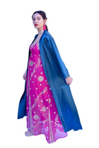 Arriendo de Kimono azul seda
