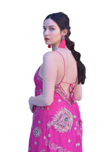 Arriendo de Vestido Largo rosado