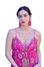 Arriendo de Vestido Largo rosado