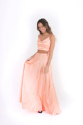 Arriendo de Conjunto color salmón de seda