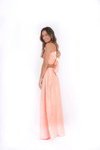 Arriendo de Conjunto color salmón de seda