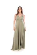 Arriendo de Vestido verde musgo claro armable