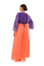 Arriendo de Conjunto top hippie chic con mangas ajustable y pollera color salmón