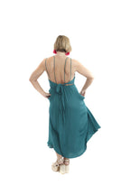 Arriendo de Vestido Oysho largo verde petroleo