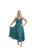 Arriendo de Vestido Oysho largo verde petroleo